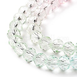 Transparent Glass Beads Strands&nbsp;GLAA-L045-01A-05