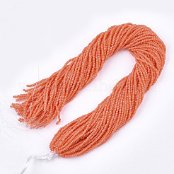 Opaque Solid Color Glass Beads Strands&nbsp;X-GLAA-S178-14A-06