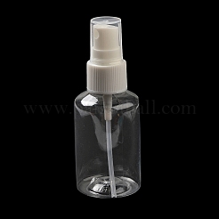 透明な丸い肩のスプレーボトル  ミニスプレー香水ボトル  透明  10.15cm  容量：50ml（1.69液量オンス）&nbsp;MRMJ-WH0036-A01-01