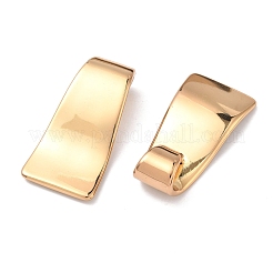 304ステンレスペンダント  台形チャーム  ゴールドカラー  42.5x21x11mm  穴：9x6mm&nbsp;STAS-L309-18A-G