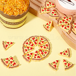樹脂デコデンカボション40個  模造食品  ピザ  モカシン  25.5x22x7mm&nbsp;CRES-SC0002-88