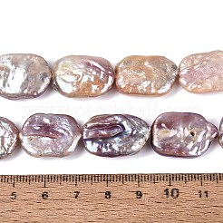 Natural Baroque Keshi Pearl Beads Strands&nbsp;PEAR-S020-K12