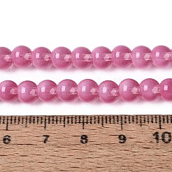 Acrylic Imitation Cat Eye Beads Strands&nbsp;OACR-Q197-01A-13