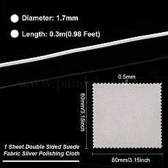 1Pc Sterling Silver Wire&nbsp;STER-BC0002-07B