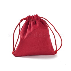 Velvet Jewelry Drawstring Storage Pouches&nbsp;ABAG-P013-02B-03
