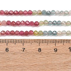Gradient Color Natural Multicolor Tourmaline Beads Strands&nbsp;G-D110-A02-04