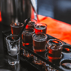 12 Round Holes Acrylic Shot Holders&nbsp;AJEW-WH0673-01