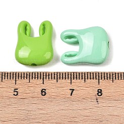 不透明なアクリルビーズ  バッグ  ミックスカラー  17.5x14x6mm  穴：2mm&nbsp;OACR-H057-02