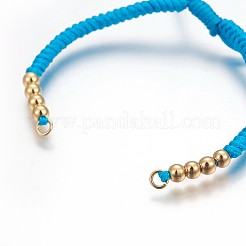 Nylon Cord Braided Bead Bracelets Making&nbsp;BJEW-F360-F06