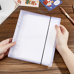 Plastic Binder Cover with Rubber Band and Inner Paper File&nbsp;AJEW-WH0270-677