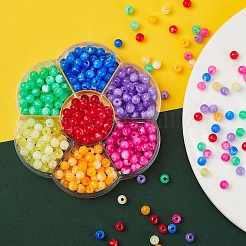 7 Style Acrylic Beads&nbsp;MACR-YW0001-56A
