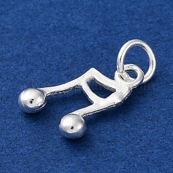 925 Sterling Silver Musical Note Charms&nbsp;STER-G045-06S