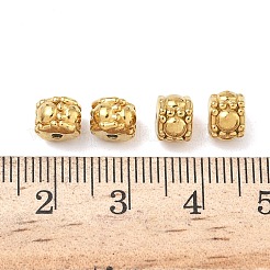 304ステンレススチールビーズ  ロンデル  イオンプレーティング（ip）  18KGP本金メッキ  7x7x5mm  穴：1.4mm&nbsp;STAS-D204-38G
