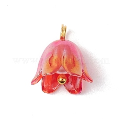 Lily Flower Charms&nbsp;PALLOY-JF02542-01