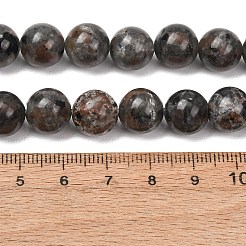 Natural Fluorescent Syenite Rock(Glow under UV Light) Beads Strands&nbsp;GG-NH0012-A01-10mm