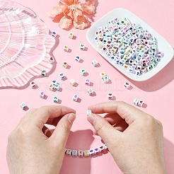 800Pcs 2 Styles Opaque White Acrylic Beads&nbsp;MACR-YW0003-31