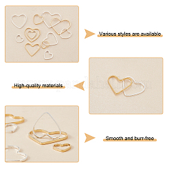72Pcs 12 Style Brass Linking Rings&nbsp;KK-FH0005-73