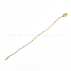 シールタグ付きポリエステルコード  プラスチックハングタグファスナー  小麦  180~185x2mm  シールタグ：10x7x4 mmと9x3 mm  約1000個/袋&nbsp;CDIS-T001-12C