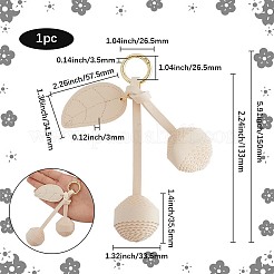 1Pc PU Leather with Alloy Keychains&nbsp;KEYC-SP0001-41B