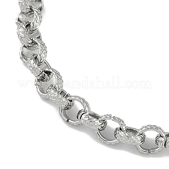 304 Stainless Steel Rolo Chain Bracelets for Men Women&nbsp;BJEW-G725-03P