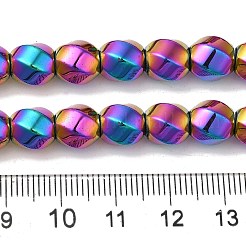 Electroplated Synthetic Magnetic Hematite Beads Strands&nbsp;G-I364-J01-04