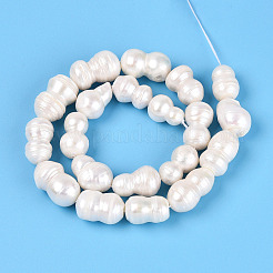 Natural Baroque Keshi Pearl Beads Strands&nbsp;PEAR-S020-O02
