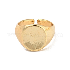 合金の調節可能なリング  女性のためのジュエリー  ゴールドカラー  5.3~14mm  内径：15.3~18.2mm  10個/セット&nbsp;RJEW-K260-02B-G