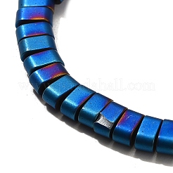2-Hole Electroplated Synthetic Non-magnetic Hematite Beads Strands&nbsp;G-L613-A01-01G