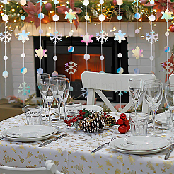 Paper Snowflake Hanging Banners&nbsp;AJEW-WH0270-938