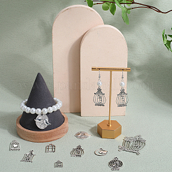 54Pcs 9 Style Tibetan Style Alloy Pendants&nbsp;TIBEP-SC0002-65