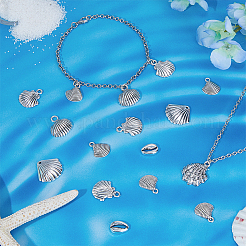 120Pcs 6 Styles  Tibetan Style Alloy Pendants&nbsp;TIBEP-DC0001-32