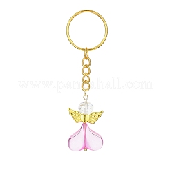 Heart Angel Acrylic & Alloy Keychains&nbsp;KEYC-JKC00583-02