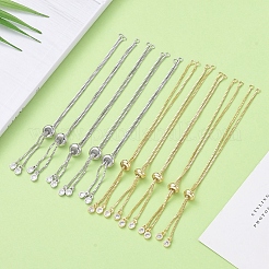 Rack Plating Eco-Friendly Brass Chain Bracelet Making&nbsp;KK-CJ0001-27