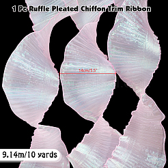 10M Polyester Flower Bouquet Wrapping Mesh Paper&nbsp;DIY-HY0003-30
