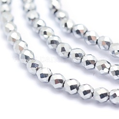 Electroplate Non-magnetic Synthetic Hematite Beads Strands&nbsp;G-L487-C-10