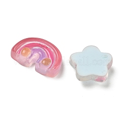 Sky Theme Transparent Resin Cabochons&nbsp;RE-CBA332C-02