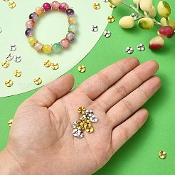 100Pcs 2 Colors Tibetan Style Wavy Spacer Beads&nbsp;TIBEB-YW0001-67