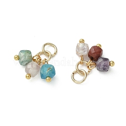 Natural Mixed Gemstone Pendants&nbsp;PALLOY-JF05313