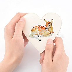 Unfinished Wood Heart Cutout Shape&nbsp;WOOD-WH0101-37E
