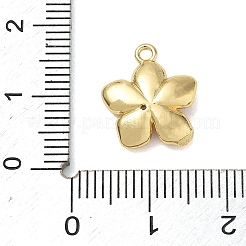 Brass Micro Pave Clear Cubic Zirconia Charms&nbsp;CU-CBA4231-07G