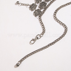 Tibetan Style Butterfly Zinc Alloy Tassel Waist Belly Chains for Women&nbsp;FS-WG3E192-01