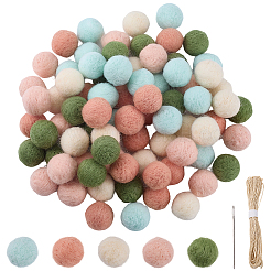 80Pcs Wool Felt Balls&nbsp;DIY-SC0034-05A