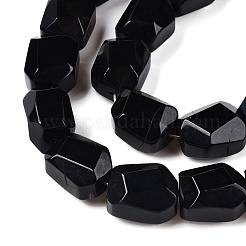 Natural Black Agate(Dyed & Heated) Beads Strands&nbsp;G-N342-148C