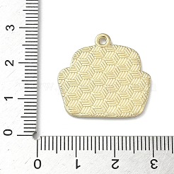 Mbtiテーマ合金エナメルペンダント  ゴールドカラー  istjの文字が入った授乳帽  23.5x25x1.5mm  穴：1.8mm&nbsp;ENAM-I083-01G-06