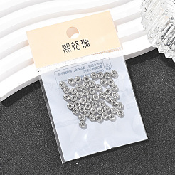 SHEGRACE Brass Micro Pave Clear Cubic Zirconia Spacer Beads&nbsp;XGRQ1U564-307P