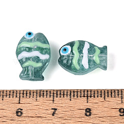 Transparent Glass and Enamel Beads Strands&nbsp;GLAA-T034-01C
