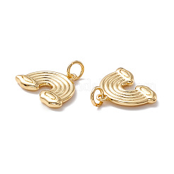 Rack Plating Brass Pendants&nbsp;KK-M221-03G-RS