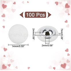 100Pcs Cloth Shank Buttons&nbsp;BUTT-NB0001-72B