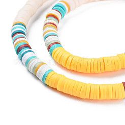 Handmade Polymer Clay Bead Strands&nbsp;CLAY-S096-030E