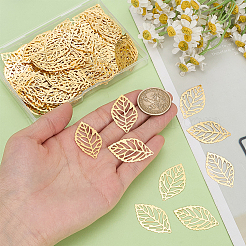 200Pcs Iron Filigree Hollow Pendants&nbsp;IFIN-SC0002-05